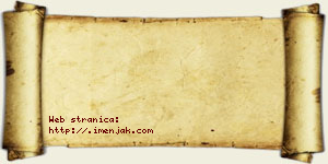 Jela Dangubić vizit kartica